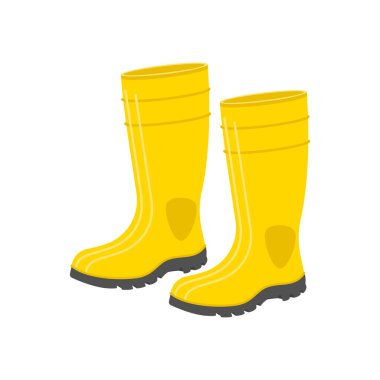 Güvenlik Çizmeleri simgesi vektörde. Logotype