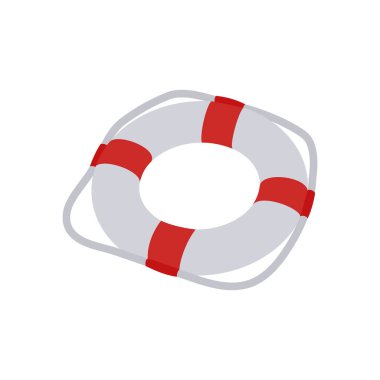 Yaşam Şamandırası simgesi vektörde. Logotype