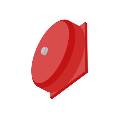 Alarm Sounder simgesini vektör olarak ateşle. Logotype