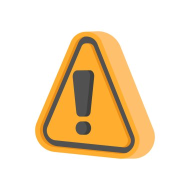 Uyarı İşareti simgesi vektörü. Logotype