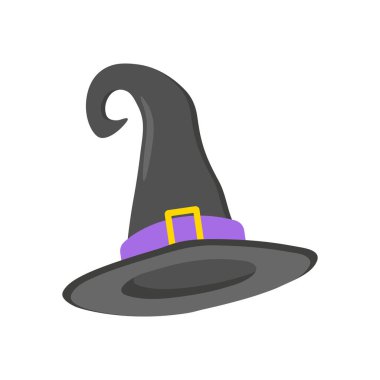 Cadılar Bayramı Şapka ikonu vektör. Logotype