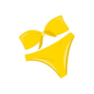BikINI simgesi vektörde. Logotype