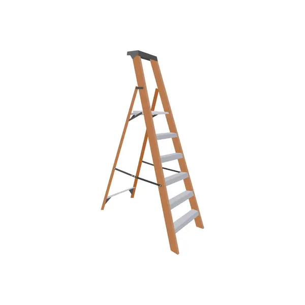 Güvenlik Merdiveni simgesi vektörde. Logotype