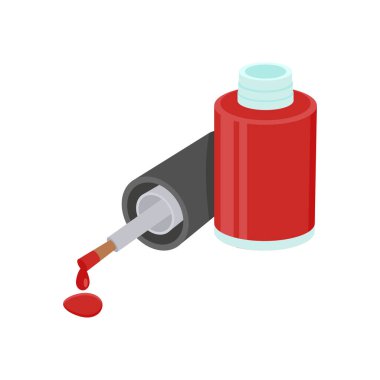 Vektör olarak NAİL POLİSH simgesi. Logotype