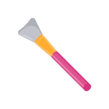 Yüz Maskesi Fırçası simgesi vektörde. Logotype