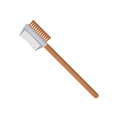 Kaş Tarağı simgesi vektörde. Logotype