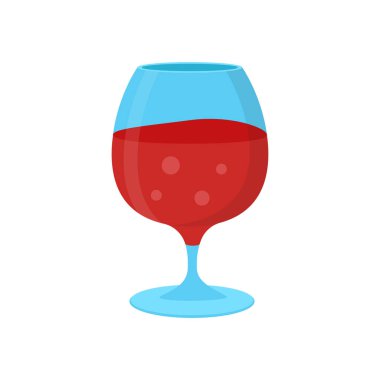 Konyak Glass simgesi vektörde. Logotype