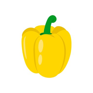 Vektör olarak Bell Pepper simgesi. Logotype