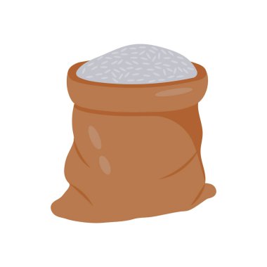 Pirinç ikonu vektörde. Logotype