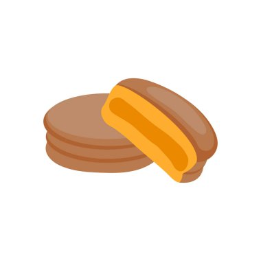 Vektör olarak Alfajores simgesi. Logotype