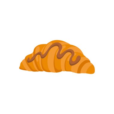 Kruvasan ikonu. Logotype