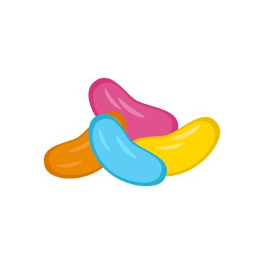 Jöleli fasulye ikonu. Logotype