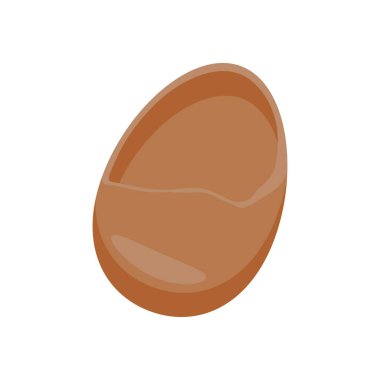 Vektör olarak çikolatalı yumurta ikonu. Logotype