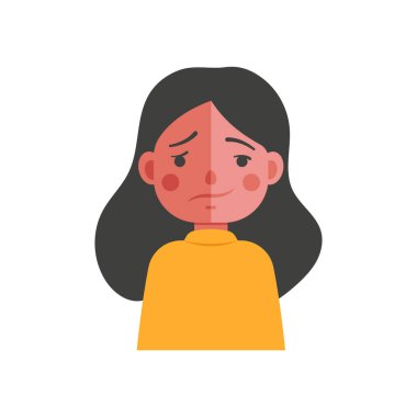 Bipolar Hastalık Düz Vektör Resimleri İzole Edildi