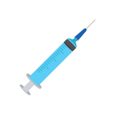Enjeksiyon Düz Vektör İllüstrasyonu izole edildi