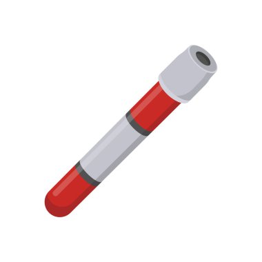 Kan Test Tüpleri Düz Vektör Resimleri İzole Edildi