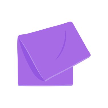 Spor Salonu Havlu Düz Vektör Resimleri İzole Edildi