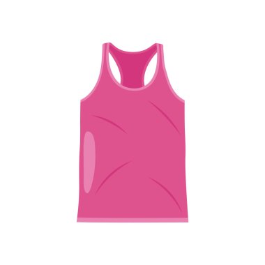 Singlet Düz Vektör Resimleri İzole Edildi