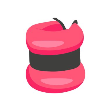 Kum Torbası Bilek Ağırlığı Düz Vektör İlülasyonu İzole Edildi