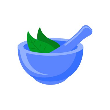 Bitkisel Düz Vektör İllüstrasyonu İzole Edildi