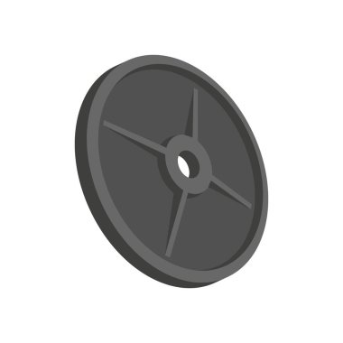 Ağırlık Levhası Düz Vektör Resimleri İzole Edildi