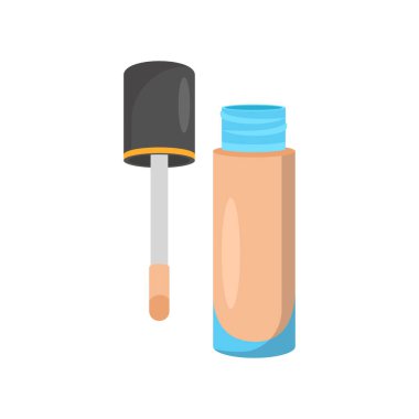 Düz Vektör İllüstrasyonu. İzole edilmiş