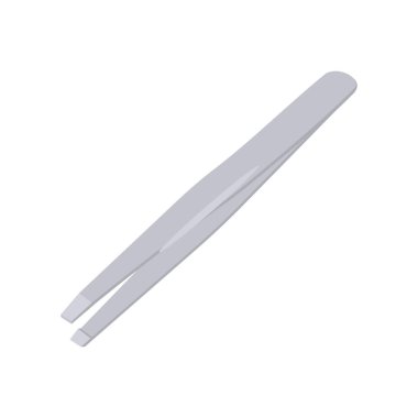 Kaş Cımbızı Düz Vektör İllüzyonu. İzole edilmiş