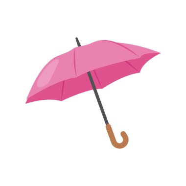 Şemsiye Vektör İllüstrasyonu - İzole Edildi