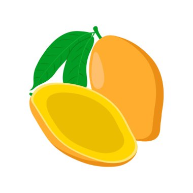 Mango Vektör Resimleri İzole Edildi