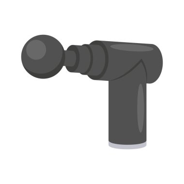 Masaj Silahı vektör çizimi - izole edildi