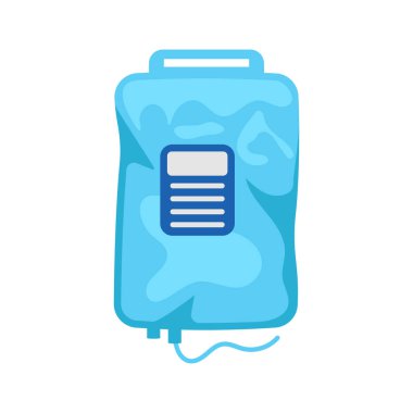 IV Terapi Vektör İllüstrasyonu İzole Edildi