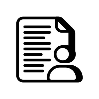 Vektör olarak Personel Denetim simgesi. Logotype