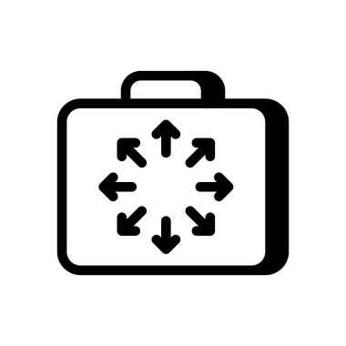 Vektör içinde politika açma simgesi. Logotype