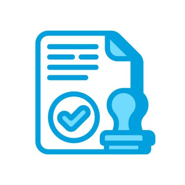 Vektör olarak onaylanmış simge. Logotype