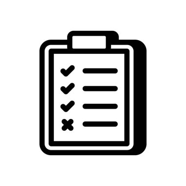 New Hire Checklist icon in vector. Logotype clipart