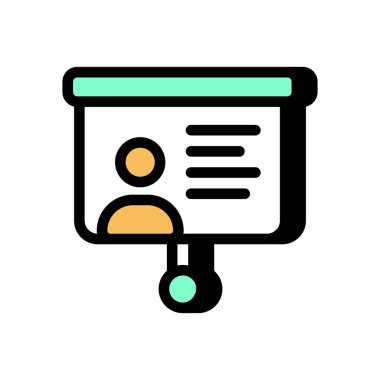 Vektör olarak KPI simgesi. Logotype