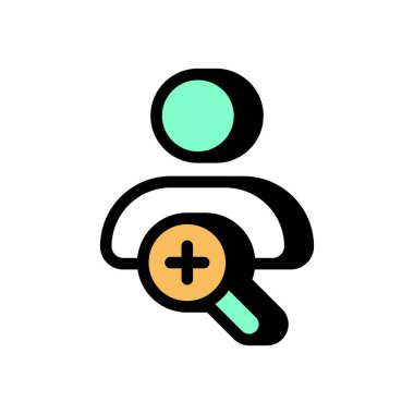 Vektör olarak Tıbbi Kontrol simgesi. Logotype