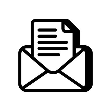 Mail simgesi vektörde. Logotype