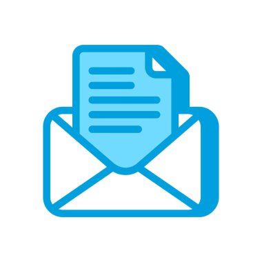 Mail simgesi vektörde. Logotype