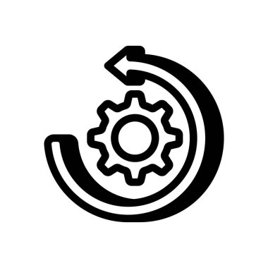 Vektör olarak ORGANIZATION simgesi. Logotype