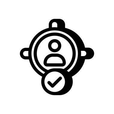 Vektör olarak izleyici simgesi. logotype