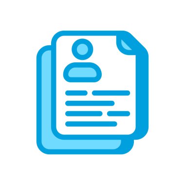 Vektör olarak Profil simgesini geliştir. Logotype