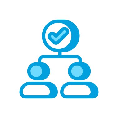 Vektör olarak onay simgesi. Logotype