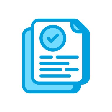 Vektör olarak onay simgesi. Logotype