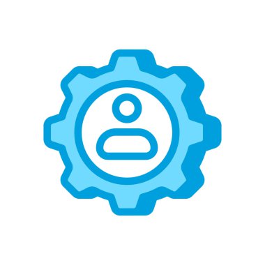 Vektör olarak Müşteri Yönetimi simgesi. Logotype