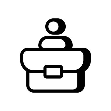 Vektör olarak iş simgesi. logotype