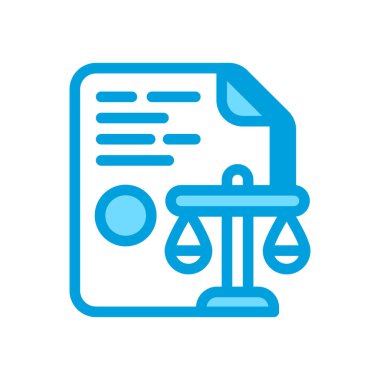 Vektör olarak Hukuki İstihdam simgesi. Logotype