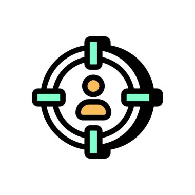 Vektör olarak işe alma simgesi. Logotype