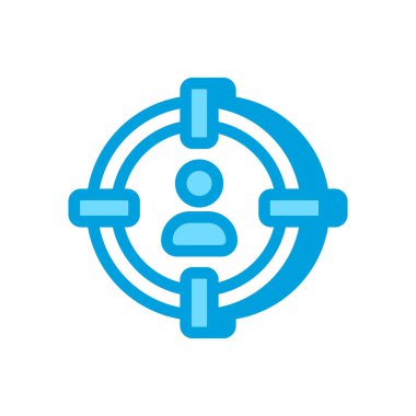 Vektör olarak işe alma simgesi. Logotype