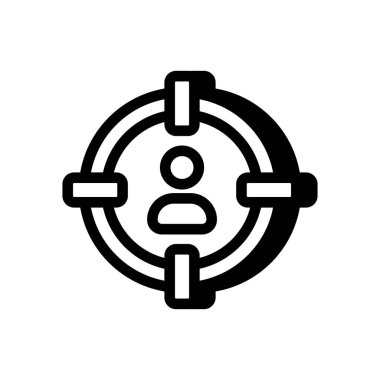 Vektör olarak işe alma simgesi. Logotype